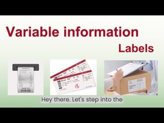 L'application de matériaux d'étiquetage sensibles à la chaleur.