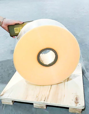 Matériau d' étiquette BOPP transparent, rouleau jumbo de papier auto-adhésif