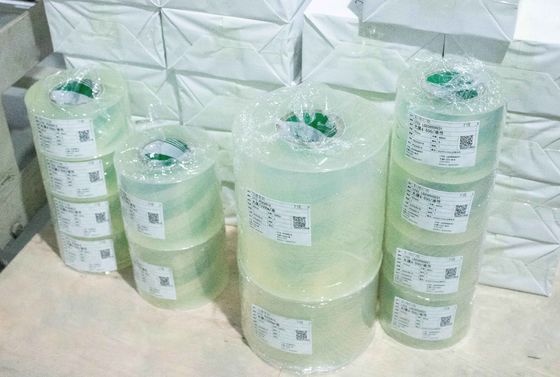 Résistant aux rayures Film BOPP transparent, papier adhésif brillant épaisseur de papier 36 u