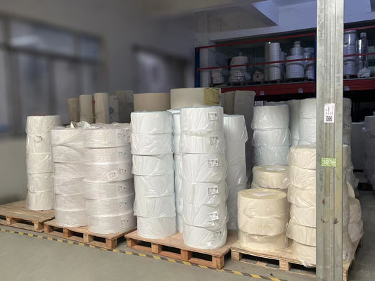 Matériaux d'étiquette de rouleau de revêtement en PET opal