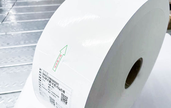 Papier BOPP blanc et résistant à l' eau, étiquette BOPP mate