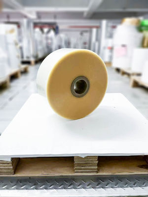 Étiquettes en rouleaux jumbo adhésifs transparents BOPP longueur 1000m