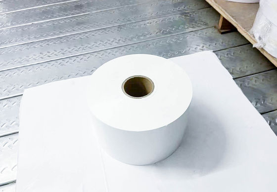 Étiquettes de papier auto-adhésif collant à l' arrière, étiquettes de rouleau imperméables en PET mate