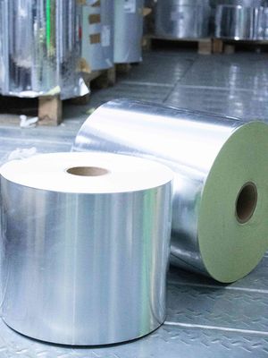 Mat argenté PET autoadhésif papier autoadhésif rouleau 25u épaisseur de surface colle chaude