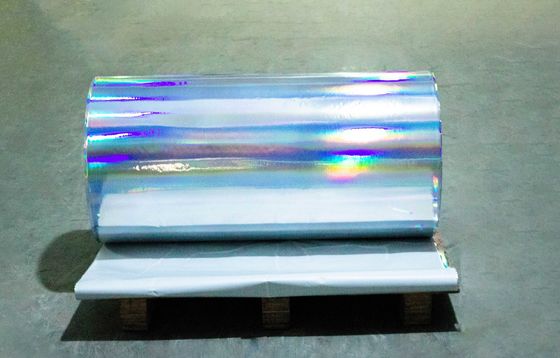 Collage auto-adhésif de fusion à chaud Étiquette thermique sur film holographique épaisseur de surface 25 u