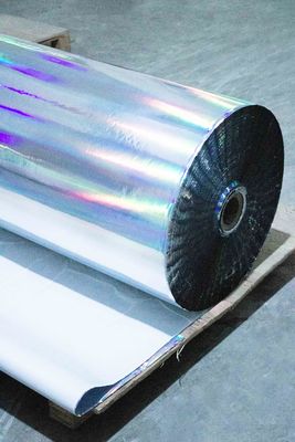 étiquette de film holographique auto-adhésif imperméable papier 50 u épaisseur de surface
