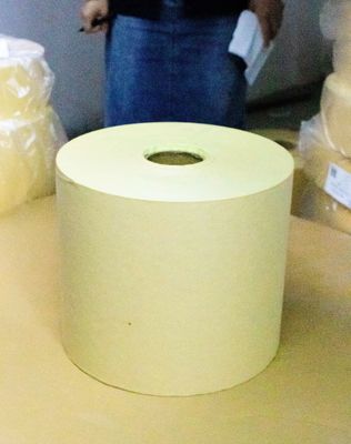 Étiquette de papier en rouleau auto-adhésif adhésif Kraft collant à l'huile