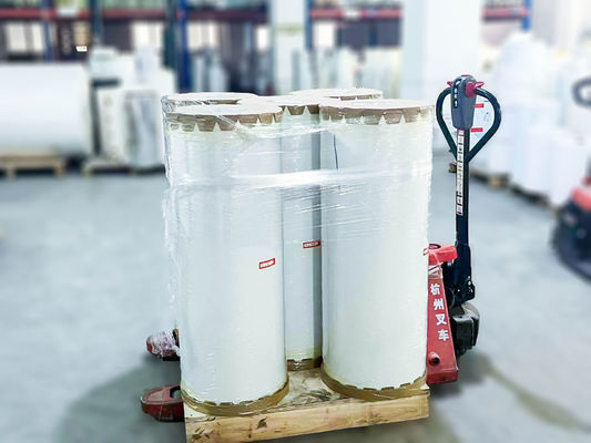 Étiquettes étanches à l' eau, papier thermique transparent d' épaisseur de surface de 50 μm