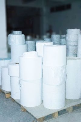 Étiquette en rouleau de papier revêtu de verre étanche Adhésif à fusion chaude