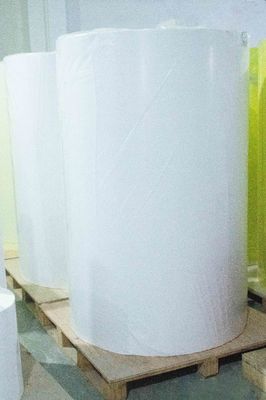Étiquette thermique auto-adhésive Jumbo Roll, papier adhésif 54u épaisseur de surface