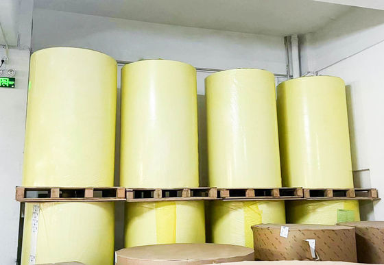 Papier adhésif universel à fusion à chaud en verre blanc pour papier revêtu à 80±5% de poids de base