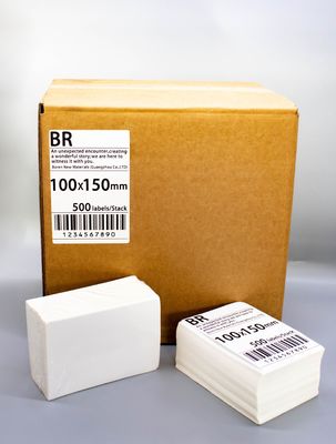 Papier express pour la logistique industrielle de taille 100x150 Feuille logistique pour les étiquettes d'emballage