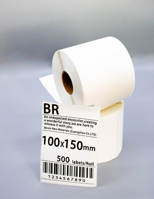 100x150x500 Étiquettes d'emballage Feuille logistique et Feuille express avec impression en blanc
