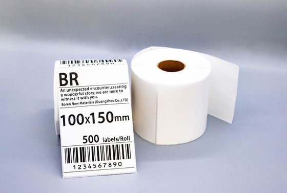 100x150x500 Étiquettes d'emballage Feuille logistique et Feuille express avec impression en blanc