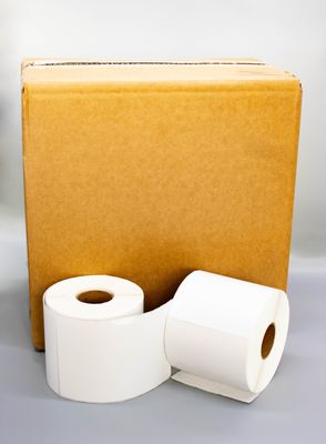 100x150x500 Étiquettes d'emballage Feuille logistique et Feuille express avec impression en blanc