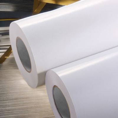 Étiquette en papier vitreux blanc 80 g papier revêtu d'un adhésif acrylique permanent