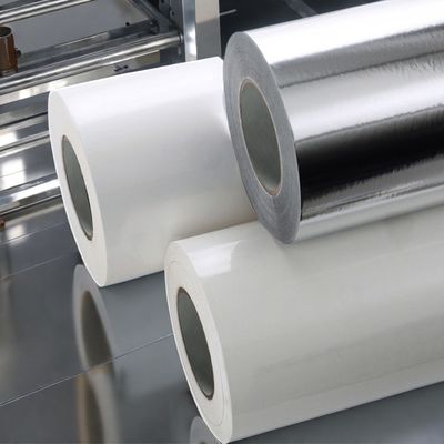Adhérence initiale ≥ 16N 80g Papier revêtu Matériau d'étiquette imprimé sur papier vitreux blanc