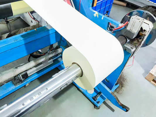 Bon prix Étiquette de rouleau de papier revêtu d'un revêtement collante ordinaire 80 g Épaisseur de surface en ligne