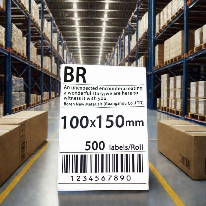 100x150 Taille Logistique et feuille express 50*37*24 mm Épaisseur de la boîte pour les étiquettes d'emballage