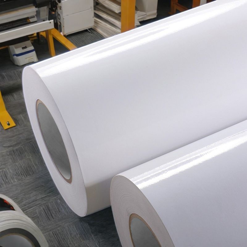 80 g de papier revêtu pour étiquettes de haute résistance à l'écaillage 20min et 70±5% d'épaisseur du revêtement
