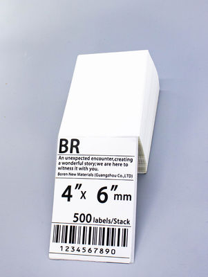 Bon prix Facile d' application 4x6 étiquette thermique autocollant pour étiquettes en ligne